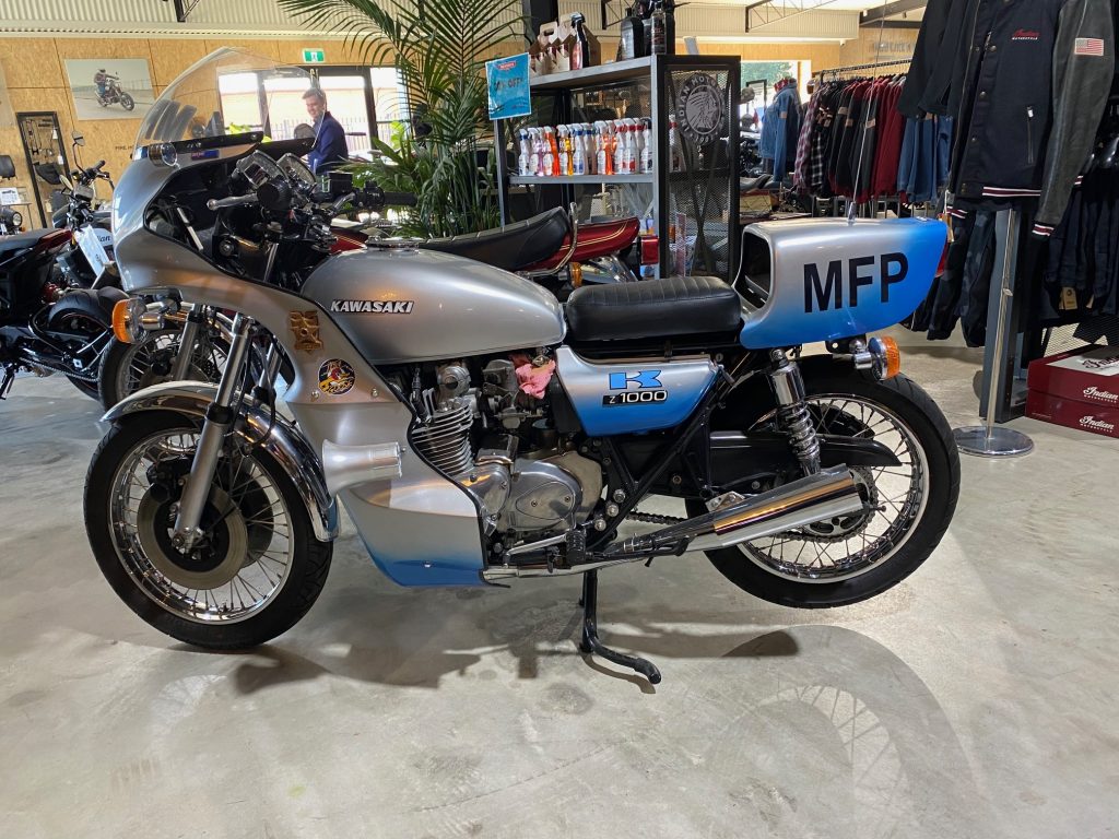 Mad-Max Goose bike on display